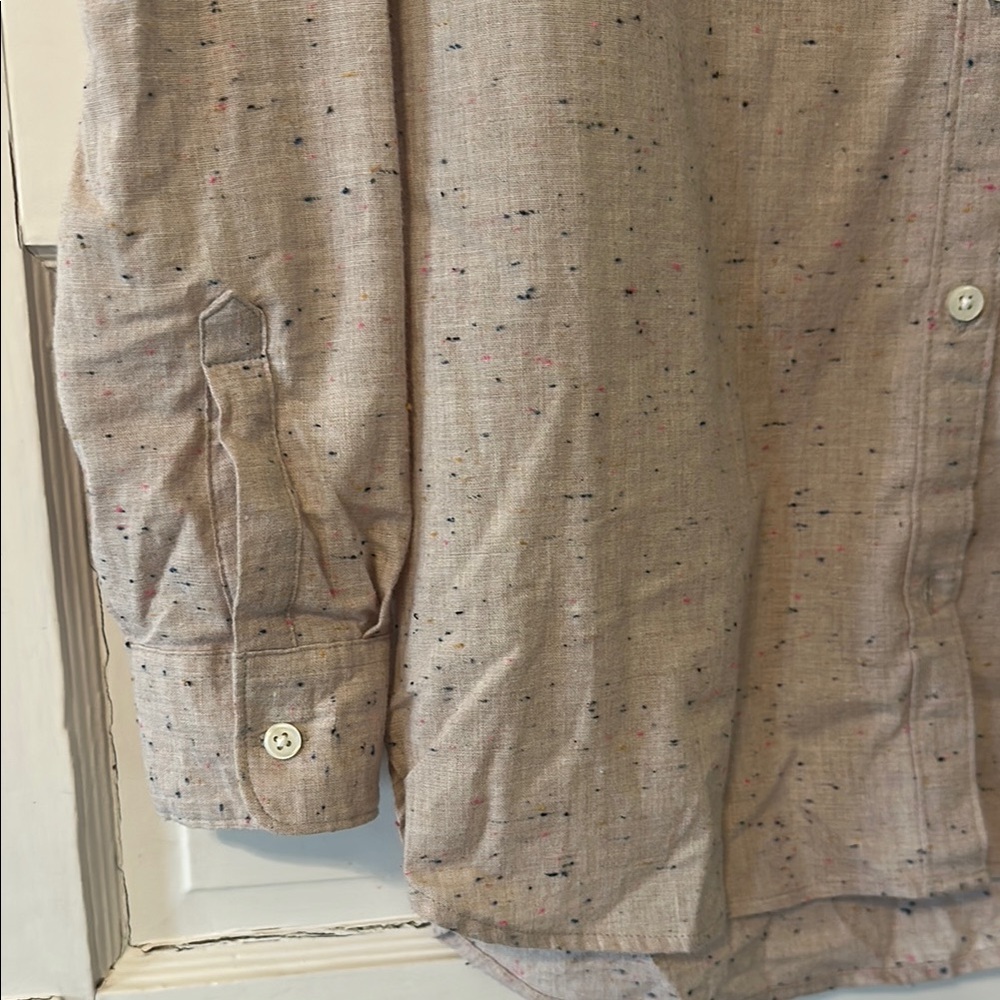 Beige Button-Up Shirt - Picture 4 of 4
